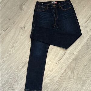CAbi Style 3386 High  Straight Jeans - Dark Blue Size 10